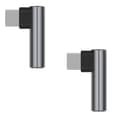 Miniatyrbillede 1 af 5: 2 stk. USB C til 3,5 mm lydhovedtelefonadapter Type C til grå
