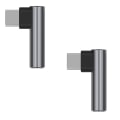 Pikkukuva 1 / 5: 2 kappaletta USB C - 3,5 mm:n ääniliitinsovitin, tyyppi C - harmaa