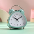 Miniatyrbild 1 av 6: Retro Metall Student Digital Väckarklocka med Ljus (Grön)