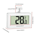 Miniatyrbild 2 av 5: 3X Kylskåpstermometer Digital Termometer Frys Termometer Kylskåp Rum Wa