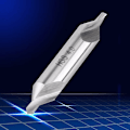 Miniatyrbillede 3 af 5: 5 stk. centerbor med dobbelt ende, 60 grader, 1,5/2,0/2,5/3,0/4,0 mm, KLB