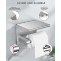 Pikkukuva 4 / 5: ASOFTY WC-paperiteline, jossa hylly, itseliimautuva WC-paperiteline