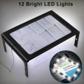 Pikkukuva 7 / 8: Suurennuslasi valolla, 3x suurentavat lukusuurennuslasit lukulaite A4 12 LED-valolla - KLB