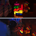 Miniatyrbild 4 av 5: Tetris-lampa, Attoe LED Tetris stapelbar nattlampa, 7 färger, induktions V KLB
