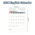 Miniatyrbild 2 av 5: Väggkalender 2024-2025, januari 2024-juni 2025, 15 x 12, Highlight Fe Style1 KLB