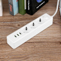 Miniatyrbillede 8 af 8: Smart USB-stikkontakt med EU-stik, 3 porte og 3 stik KLB