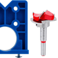 Miniatyrbild 1 av 5: Hinge Jig Borr Bits Set 35mm Justerbar Hinge Borr Bits KLB