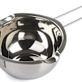 Miniatyrbillede 1 af 8: Universal smeltegryde i rustfrit stål, dobbelt kedelindsats, dobbelt gryde