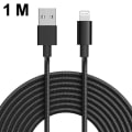 Pikkukuva 1 / 8: iPhone-latauskaapeli 1Pack Advanced Spring Long Black KLB