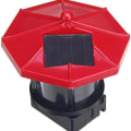 Miniatyrbild 4 av 7: 2 st LED solcells drivna fyr solcellslampor brandtorn guide utomhus KLB