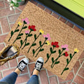 Miniatyrbilde 5 av 5: Dørmatter, blomster, dørmatter, inngangsmatter, dørmatter, gulv