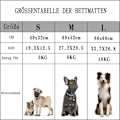 Miniatyrbillede 2 af 4: Sengmåtte til hunde og katte, vaskbar, med søde prints, KLB