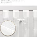 Miniatyrbild 3 av 6: Avtagbar spjälsängsnät Baby sängskydd Anti-luftflöde Mesh-foder KLB