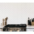 Miniatyrbilde 5 av 5: (10 fliser, tykkere versjon) Skrell og lim backsplash, t-banefliser, imiterte keramiske fliser