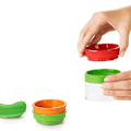 Miniatyrbilde 4 av 5: Håndholdt spiralizer med 3 kniver