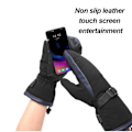 Miniatyrbild 5 av 5: Vinter Varma Skidåkning USB Elektriska Värmehandskar för Laddning Style1