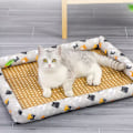 Miniatyrbillede 4 af 6: Fancy hund seng måtte, sommer kæledyr køligere kat is L(23.62x17.71x1.1) KLB