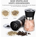Miniatyrbillede 3 af 6: Salt- og peberkværn, Hotder krydderikværnsæt med 2, saltkværn &