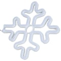 Miniatyrbild 8 av 8: 70 tum Neon Skylt Romantisk Jul Snöflinga Batteri USB KLB