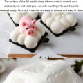 Miniatyrbillede 6 af 7: Bubbles Clouds Silikoneform Firkantet Mousse Kage Bageforme