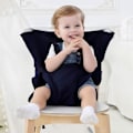 Miniatyrbillede 1 af 6: Vine Easy Seat Bærbar Rejse Højstol | Justerbar Sikker Vaskbar Toddler
