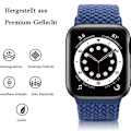Pikkukuva 3 / 5: Punottu Solo Loop -ranneke, yhteensopiva Apple Watch -hihnan kanssa 38 mm, 40