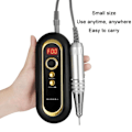 Miniatyrbild 3 av 6: Plug-in bärbar kolborste slipmaskin - europeisk standard (svart)