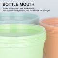 Miniatyrbild 4 av 5: 12-pack 200 ml maskflaskor med innerlock, rakt maskglas orange KLB