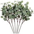 Pikkukuva 1 / 6: Whaline 6 kpl Tekohopea Eukalyptus Oksia 23,5\" Suihke
