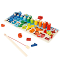 Miniatyrbillede 1 af 7: Montessori legetøj puslespil børns fiskespil træ legetøj plug-in spil KLB