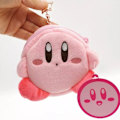 Miniatyrbillede 2 af 2: Kirby pung tegnebog møntpose plys figur fyldt legetøj koselegetøj 10 cm KLB