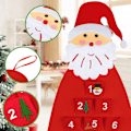 Miniatyrbillede 3 af 5: Filtet Julekalender, Væghængt Julemandskalender KLB
