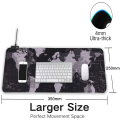 Miniatyrbillede 4 af 8: RGB Gaming Musemåtte LED Musemåtte Glat Overflade Kort 350x250x4mm