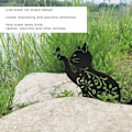 Miniatyrbillede 2 af 3: 1 stk. havefigur kat jern kat afviser have