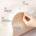 Miniatyrbilde 3 av 5: Imitert saueskinn / lammeskinns teppe for stue, soverom eller barnerom / teppe KLB