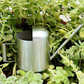 Miniatyrbillede 2 af 4: Tyk hældekande i børstet rustfrit stål, 300 ml, lang tud, mini hældekande til KLB