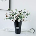 Miniatyrbillede 4 af 8: Bomulds Eucalyptus Bouquet, 4stk/6stk Bomulds Stængler Blomster DIY