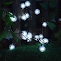 Miniatyrbillede 6 af 8: Batteridrevne LED-lys i sneboldform, 30 hvide