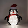 Miniatyrbild 4 av 5: Jul LED, tomte utomhus, lysande snögubbe KLB