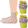 Miniatyrbild 1 av 5: Jarseen 2 Presentförpackning Gosiga Sockor Mjuka Bekväma Varma Fluffiga Hussockor för KLB