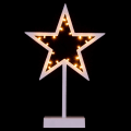Miniatyrbillede 5 af 7: 20 LED dekorativ lys stjerne kold varm hvid julestjerne lys stjerne dekorativ stjerne KLB