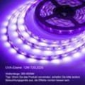 Miniatyrbillede 5 af 6: 12M UV sort lys LED-strimmel 720LEDs lysstrimmel sort lysstrimmel til