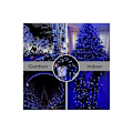 Miniatyrbilde 3 av 5: Nettlys Garland, 480 LED Nettlys 6M X 3M 8 Vanntett Energimodus, Dimmer for Soverom Julebryllupsfest Hjem Hage, Blå KLB