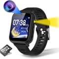 Smartwatch til børn med telefonfunktion, smartwatch til opkald og stemmechat, sort