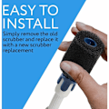 Miniatyrbillede 4 af 5: 10 Polaris Hale Scrubber Reservedele til Vac-Sweep Pool Cleaner Slange Hale - Passer til 180,280,360,380,480,3900 Skum på Enden af Slangen KLB