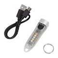 Pikkukuva 1 / 8: Mini-avaimenperä taskulamppu, kannettava mini-USB-ladattava KLB