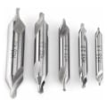 Miniatyrbillede 1 af 5: 5 stk. centerbor med dobbelt ende, 60 grader, 1,5/2,0/2,5/3,0/4,0 mm, KLB