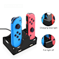 Pikkukuva 2 / 8: Nintendo Switch -laturi kahvan latausasemalla - 4 in 1, USB-kaapeli, 2 USB-porttia KLB