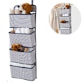 Miniatyrbilde 1 av 4: 4 Lomme Foldbar Hylle med 2 Kroker Blå
