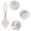 Miniatyrbild 3 av 5: 2-pack Boho gardinbindningar, handgjorda bomullsgardinupphängningar Style1 KLB